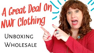 UNBOXING WHOLESALE CLOTHING ~ BackStock Review & Unboxing To Sell on Poshmark & Ebay ~Amazing Brands