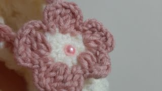 وردة كروشيه سهلة جدا 🌸crochet flower