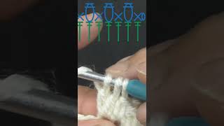 #Shorts かぎ針編み玉編み編み模様 #YouTubeショート動画  #Crochet and Knitting Japan クロッシェジャパン