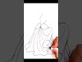 Draw CINDERELLA in 2 min| beginner's tutorial | Disney princess series part-5| #short