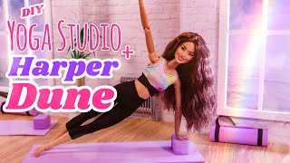 Let’s Remake our Yoga Studio and Give Our Dolls a Fresh New Place   To Workout Plus Rainbow High Har