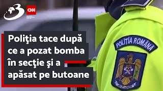 Poliţia tace după ce a analizat şi pozat o bombă cu mâinile goale într-o secţie din Bucureşti