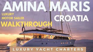 Amina Maria ⛵️ Luxury Sailing Yacht Charter ⚓️ Croatia | Walkthrough