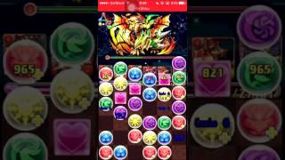 【パズドラ】降臨チャレンジ【固定チーム/ノーコン】part5 アグニ ツバキパ