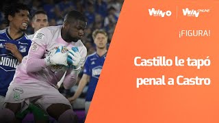 ¡CHIPI CHIPI HÉROE! Harlen Castillo le tapó penal a Leonardo Castro en el Millonarios vs Nacional