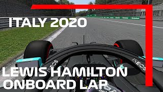 rFactor F1 2020 A\u0026M - Lewis Hamilton Onboard Lap Monza