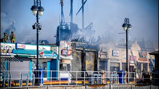 Boardwalk fire rips through Ocean City, N.J. amusement park