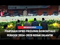 BREAKING NEWS~Pimpinan DPRD Provinsi Gorontalo Periode 2024 2029 Resmi Dilantik