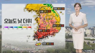 [날씨] 한낮 30도 안팎 더위…내륙 소나기·동쪽 비 / 연합뉴스TV (YonhapnewsTV)