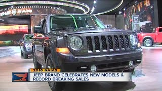 Jeep celebrates at the auto show