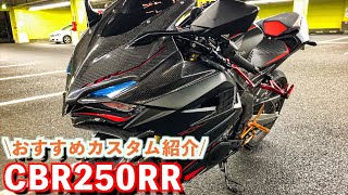 【CBR250RR (MC51)】ニダボのカスタム公開しちゃいます。ニダボといえばこのおすすめお手軽カスタム！