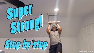 Install Hammock Screws from Ceiling Joists | 1000lb Capacity
