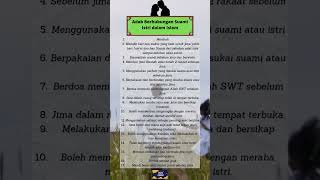 adab berhubungan suami-istri dalam Islam #shorts #shortsfeed #story #motivation