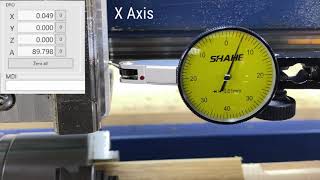 PrintNC Precision Testing - X and Y Axes with Dial Test Indicator
