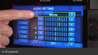 Valor SD-900W DVD Receiver Display and Controls Demo | Crutchfield Video