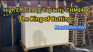 CHM-1400 achieves clean and precise paper cutting#packagingmachine #machine#cuttingmachine#factory