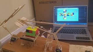 Home made Rubik's Cube Solver Using Arduino and Python