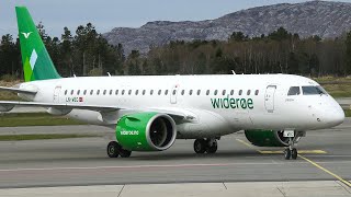 Embraer E190-E2 - Widerøe - LN-WEC - WF1891 BRU-BGO