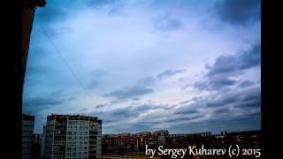 Timelapse - Cloudy weather in Riga - Latvia 15fps