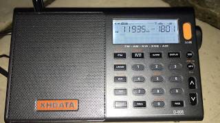 XHDATA D-808 on the whip: Rádio Evangelizar 11935 kHz Curitiba Brazil, copied in Oxford UK