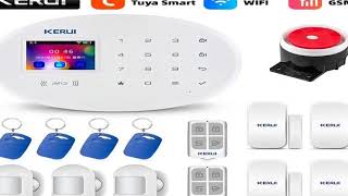 KERUI Tuya WIFI GSM Alarm System Smart Home Security Buglar RFID APP Wireless Motion Senso