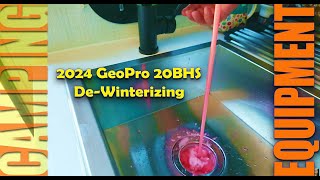 De-Winterizing our 2024 GeoPro 20BHS for the first time