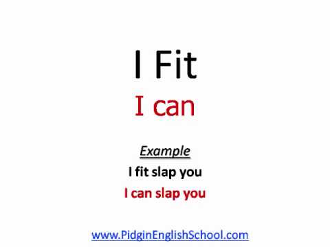 Pidgin Words Coopjas