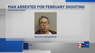 Man arrested for Feb. shooting in Nashville, TN