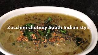 Zucchini chutney