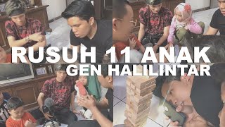 Full Team Gen Halilintar Challenge 11 Anak di Ultah Nenek, Kakek Jatuh di Masjid Patah Kaki