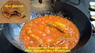 Sambal Sardin telur   |   Spicy Sardines gravy with Egg, easy to cook