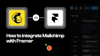 How to integrate mailchimp with framer - Framer Tutorial