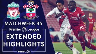 Liverpool v. Southampton | PREMIER LEAGUE HIGHLIGHTS | 5/08/2021 | NBC Sports