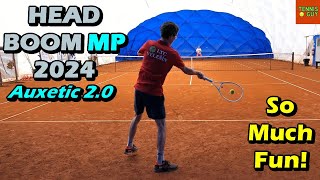 🎾 HEAD BOOM MP 2024 (Auxetic 2.0) Tennis Racket First Impressions 👀