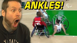 Wheelchair Basketball ANKLE BREAKERS!