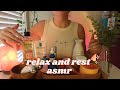 ASMR Soothing Night Skincare ☁️🌙 soft-spoken🌙 cozy & gentle facial treatments, oracle card reading