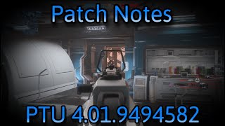 4.0.1 PTU.9494582  Patch Notes | Star Citizen PTU