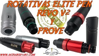 ROTATIVAS TATTOO PEN REVO V2 Y PROVE by Elite Video tutorial de Akira Body Art