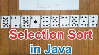 Selection Sort in Java | Explanation & its Program | ICSE Class 10 Computer