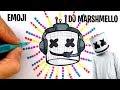 TUTO DESSIN DJ MARSHMELLO EMOJI (Fortnite)