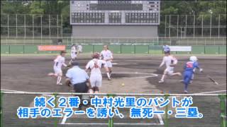 第50回日本女子ソフトボールリーグ１部第２節尼崎大会　第１日第１試合その１