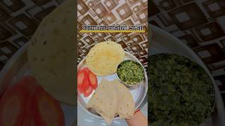 कांद्याची पात सुकी भाजी चवदार आणि टेस्टी | Spring Onion | Maharashtrian Recipe | #shorts #recipe