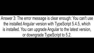Error Emit attempted before Angular Webpack plugin initialization on npm start
