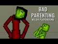 Short Film: BAD PARENTING Mr.Red face In Melon Playground Part 1 - People Playground