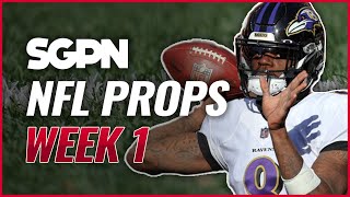 NFL Prop Bets Week 1 - Sports Gambling Podcast - NFL Player Props - NFL Prop Bets Today