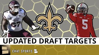 Updated Saints Draft Targets After NFL Free Agency Ft Garrett Wilson & Charles Cross | Saints Rumors