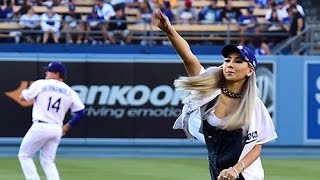 CL of 2NE1 First Opening Pitch at LA Dodgers