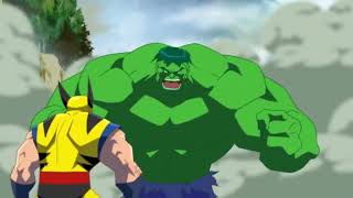 Wolverine vs The Hulk | Epic Battle Scene | Marvel Animated Feature