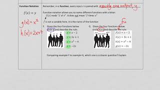 3 - Int 2 - Notes (Function Notation) PART 1