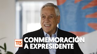 Familia Piñera encabezó conmemoración de expresidente